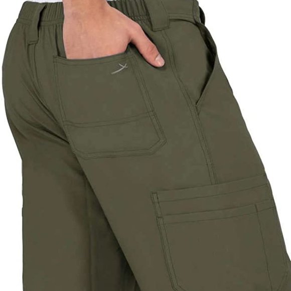 COPY - COPY - Perflex Men's Scrub Pants, Green, Small - Picture 5 of 6
